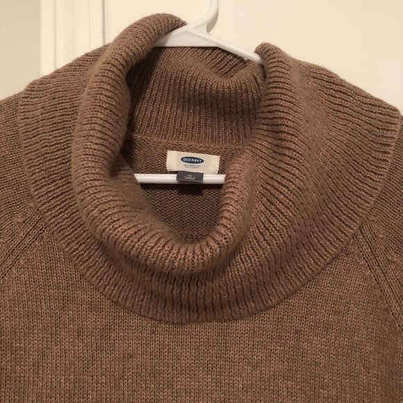 Old Navy Tan Cowl Neck Sweater - Medium - Picture 3 of 5